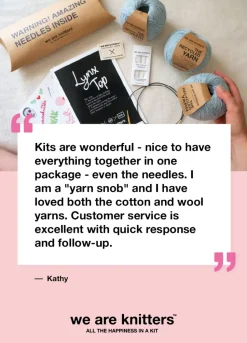 We Are Knitters Adorable Scarf Kit| Accessories|Scarves