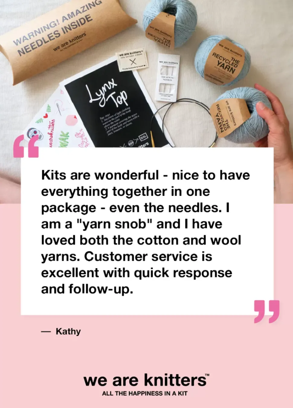 We Are Knitters Adorable Scarf Kit| Accessories|Scarves