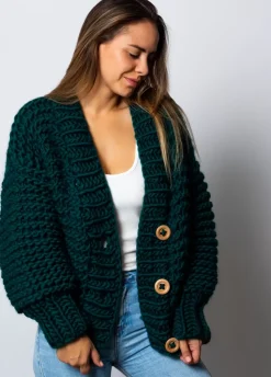We Are Knitters Avocado Cardigan Kit| Cardigan & Vests