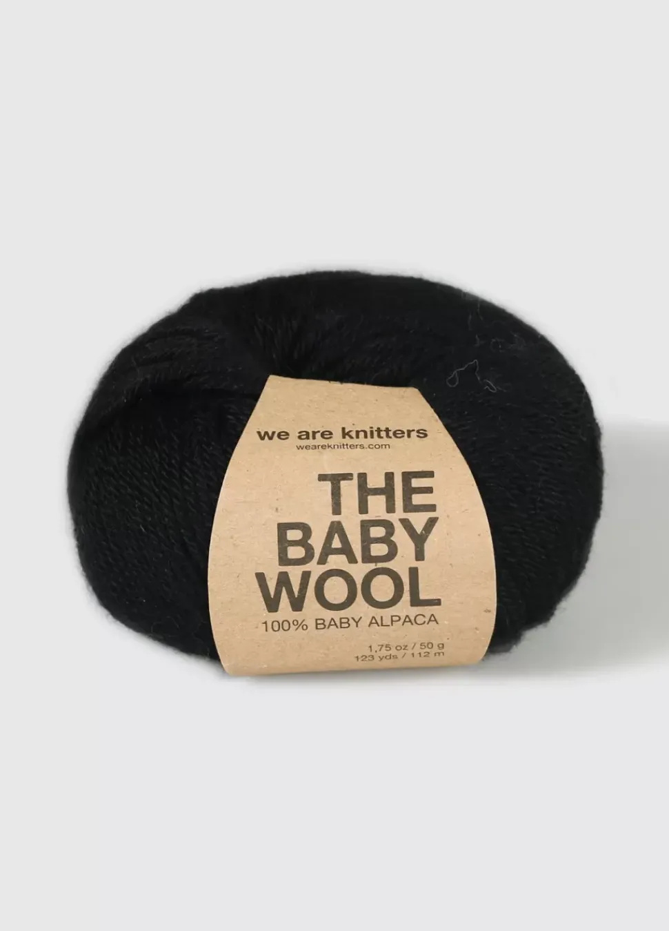 We Are Knitters Baby Alpaca Black| DK|Alpaca