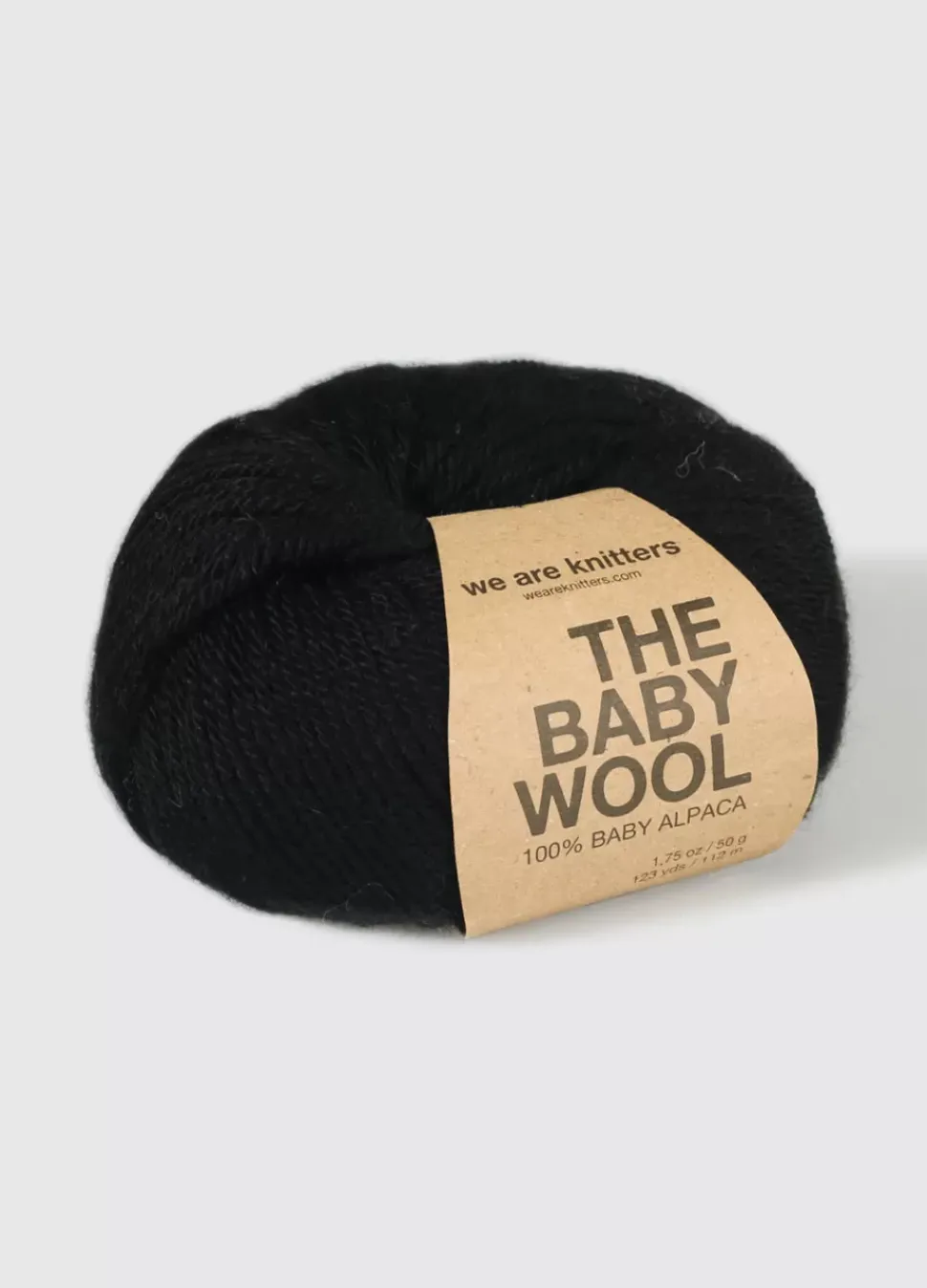 We Are Knitters Baby Alpaca Black| DK|Alpaca