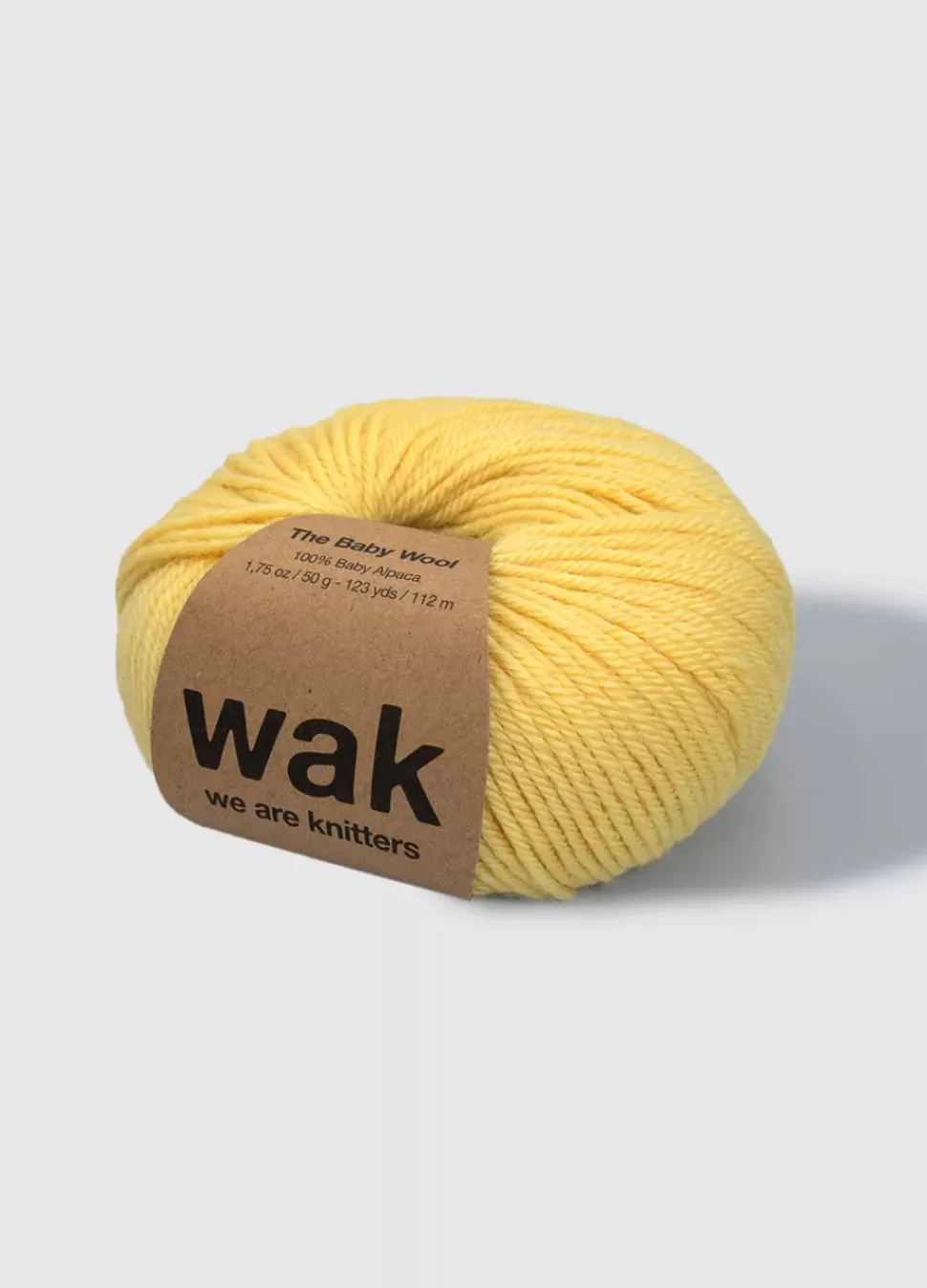 We Are Knitters Baby Alpaca Gen Z Yellow| DK|Alpaca