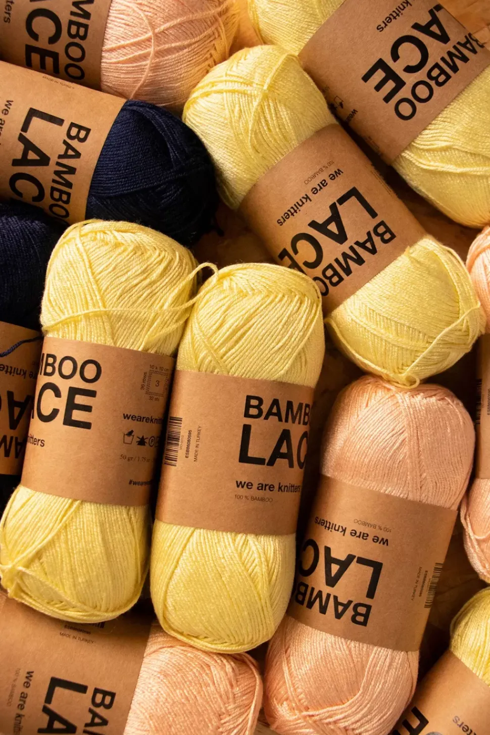 We Are Knitters Bamboo Lace Lemon - Last Units| Fingering / Sock|Bamboo