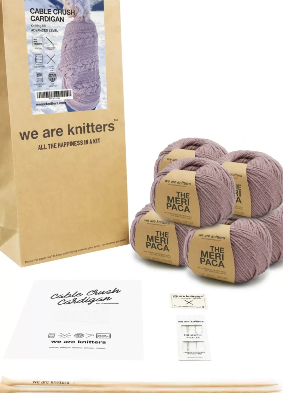 We Are Knitters Cable Crush Cardigan x @knitatude Kit| Knitatude|Cardigan & Vests