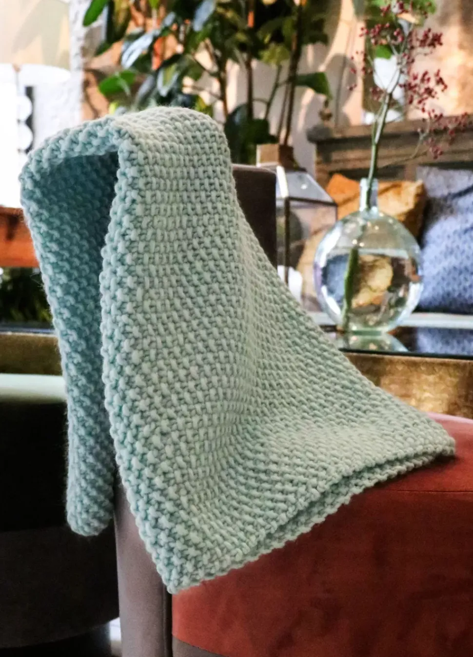 We Are Knitters Clyd Blanket Kit| Blankets|Cardigan & Vests