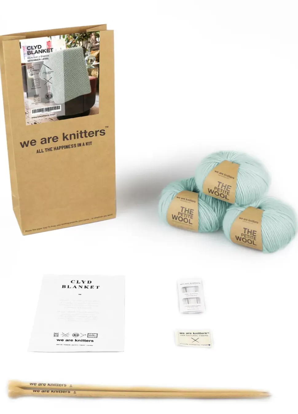 We Are Knitters Clyd Blanket Kit| Blankets|Cardigan & Vests