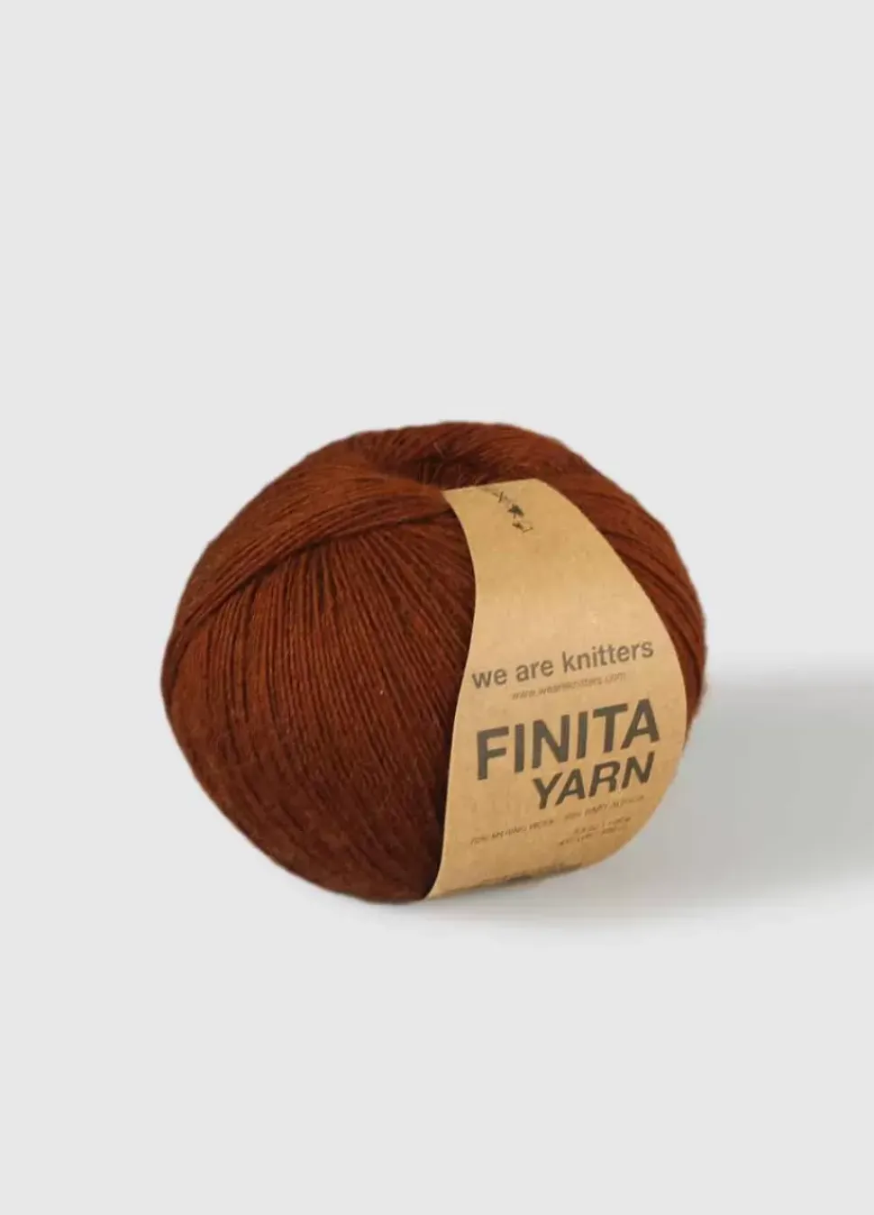 We Are Knitters Finita Yarn Cinnamon| Fingering / Sock|Merino