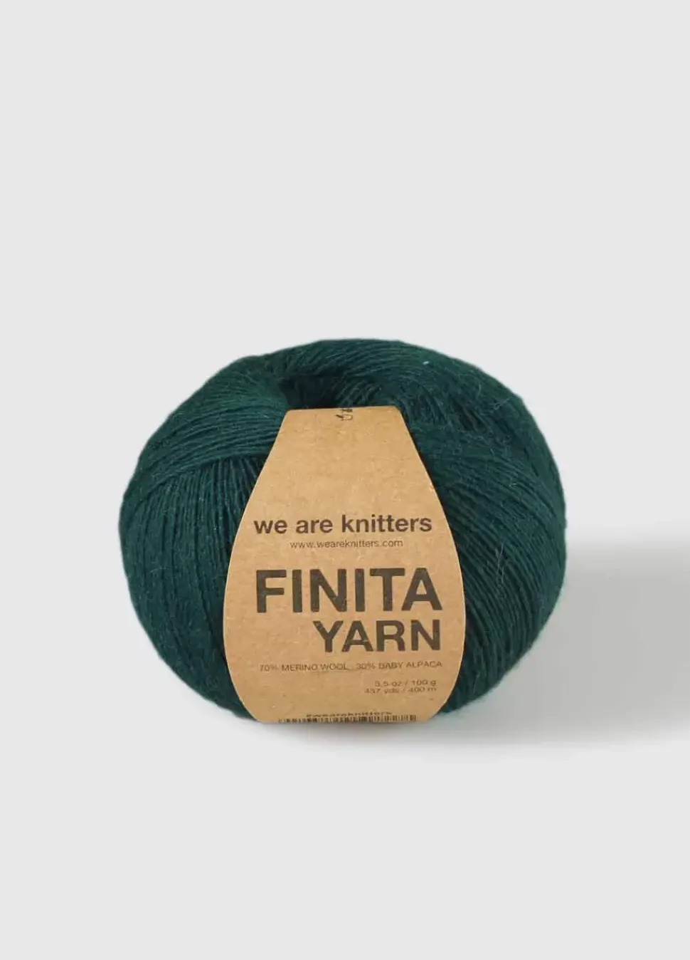 We Are Knitters Finita Yarn Forest Green| Fingering / Sock|Merino