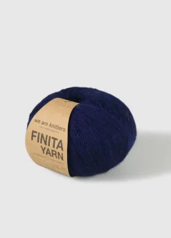 We Are Knitters Finita Yarn Navy Blue| Fingering / Sock|Merino