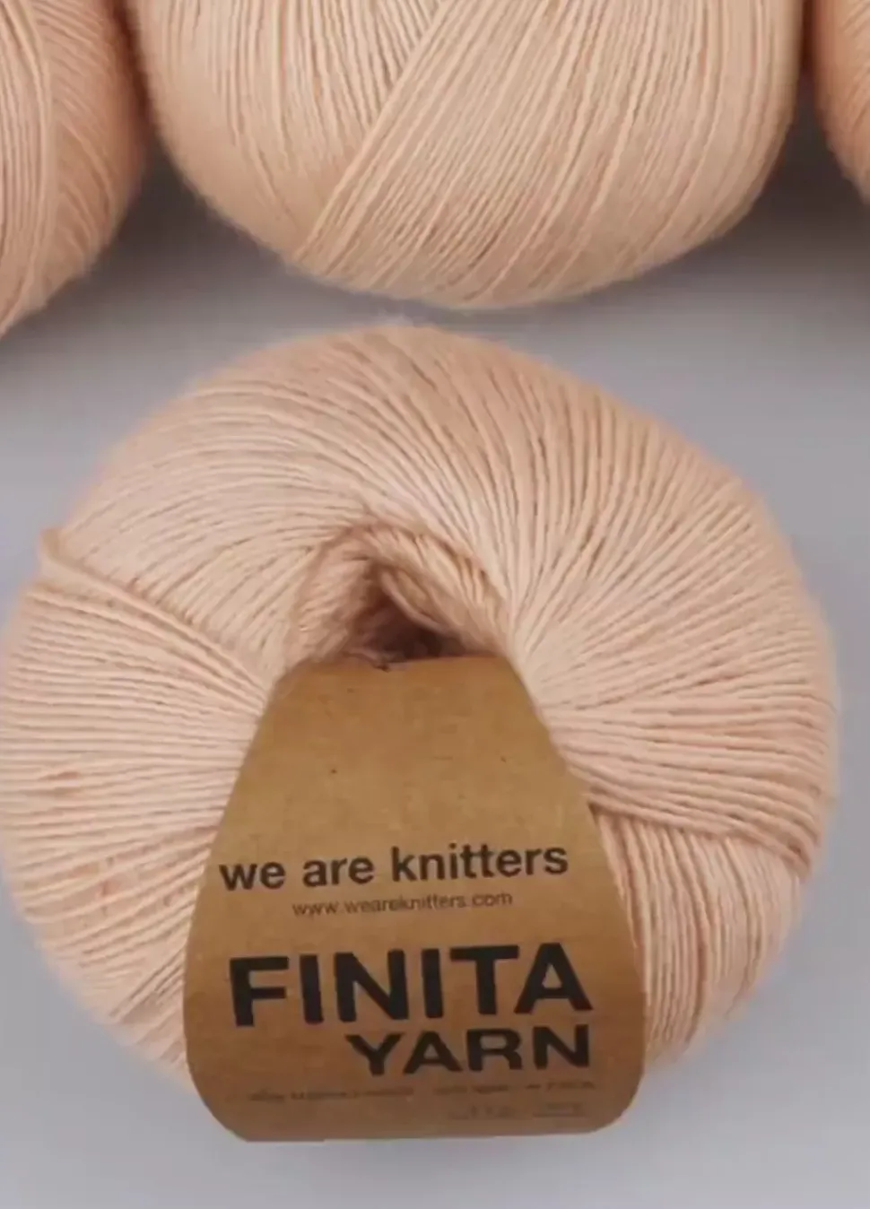 We Are Knitters Finita Yarn Salmon| Fingering / Sock|Merino