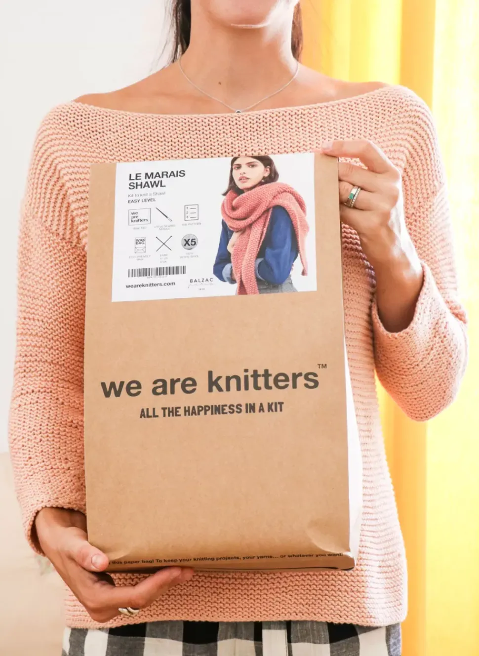 We Are Knitters Le Marais Shawl Kit| Accessories|Scarves