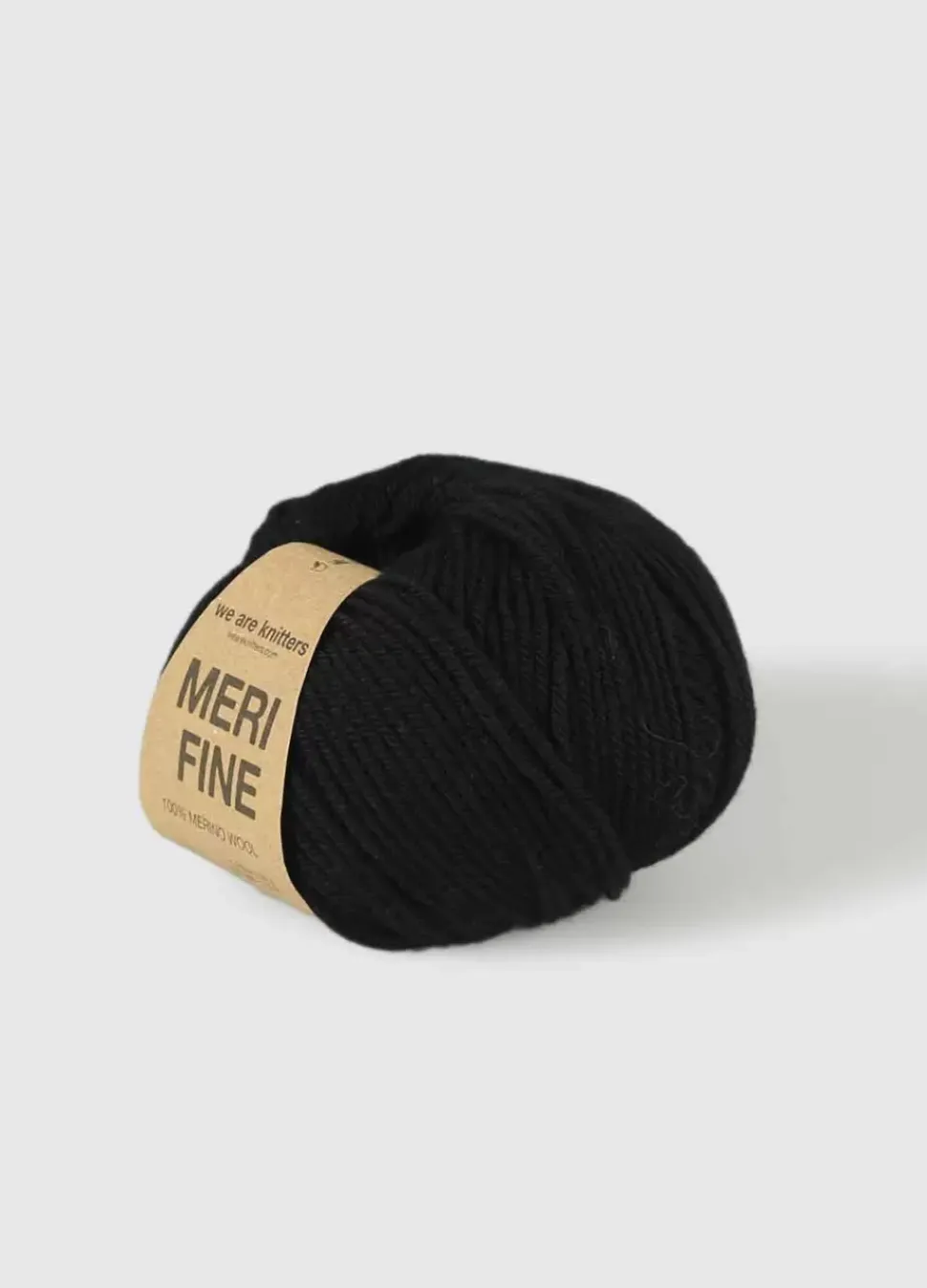 We Are Knitters Merifine Black| DK|Merino