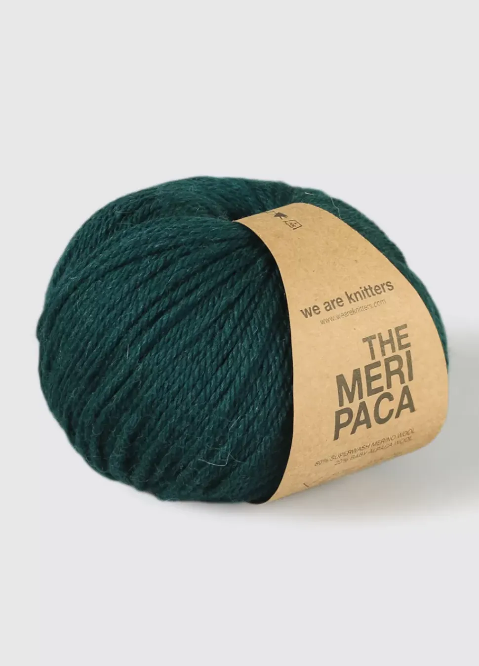 We Are Knitters Meripaca Forest Green| Worsted / Aran|Merino