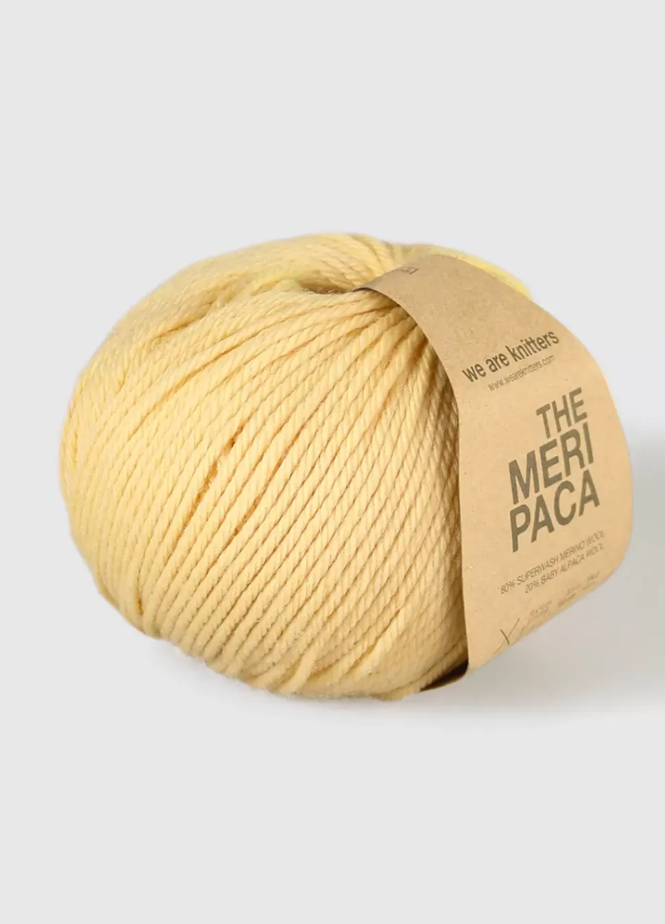 We Are Knitters Meripaca Gen Z Yellow| Worsted / Aran|Merino