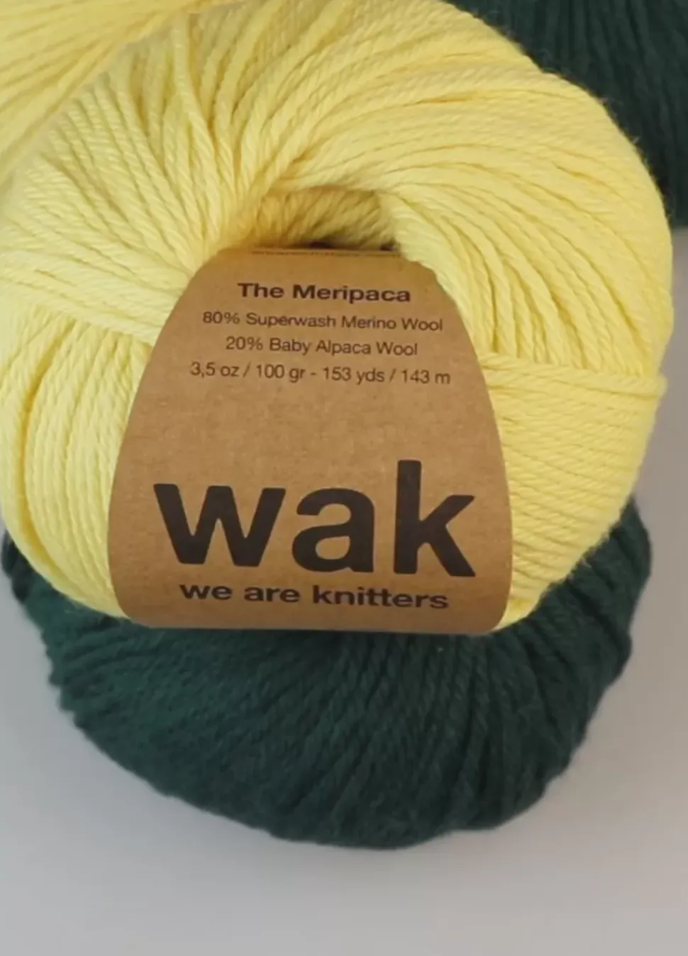 We Are Knitters Meripaca Gen Z Yellow| Worsted / Aran|Merino