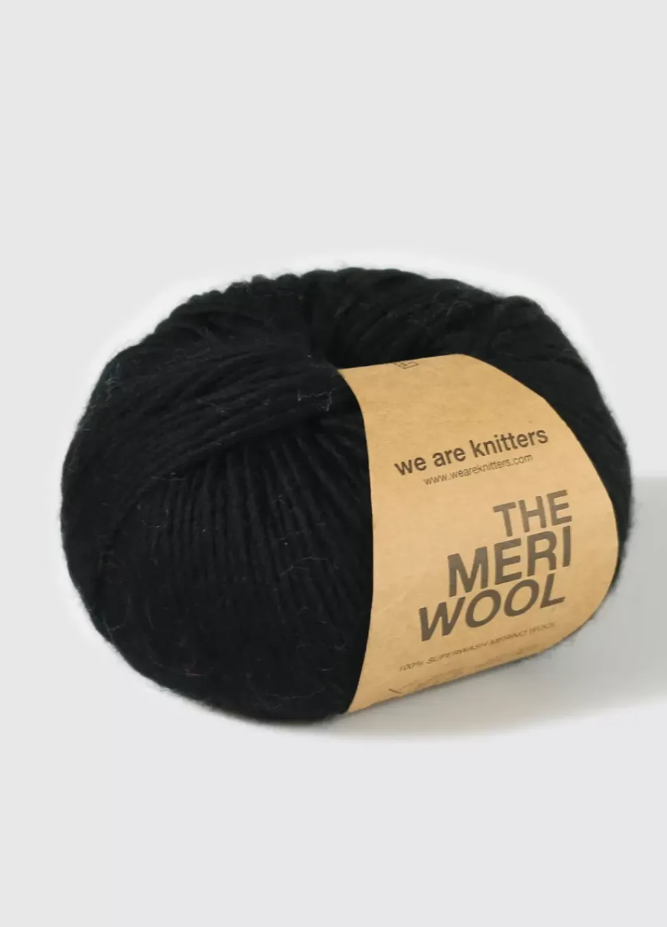 We Are Knitters Meriwool Black| Worsted / Aran|Merino