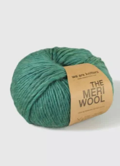 We Are Knitters Meriwool Spotted Green| Worsted / Aran|Merino