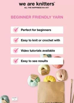 We Are Knitters Morse Scarf Kit| Accessories|Scarves