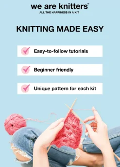 We Are Knitters Morse Scarf Kit| Accessories|Scarves