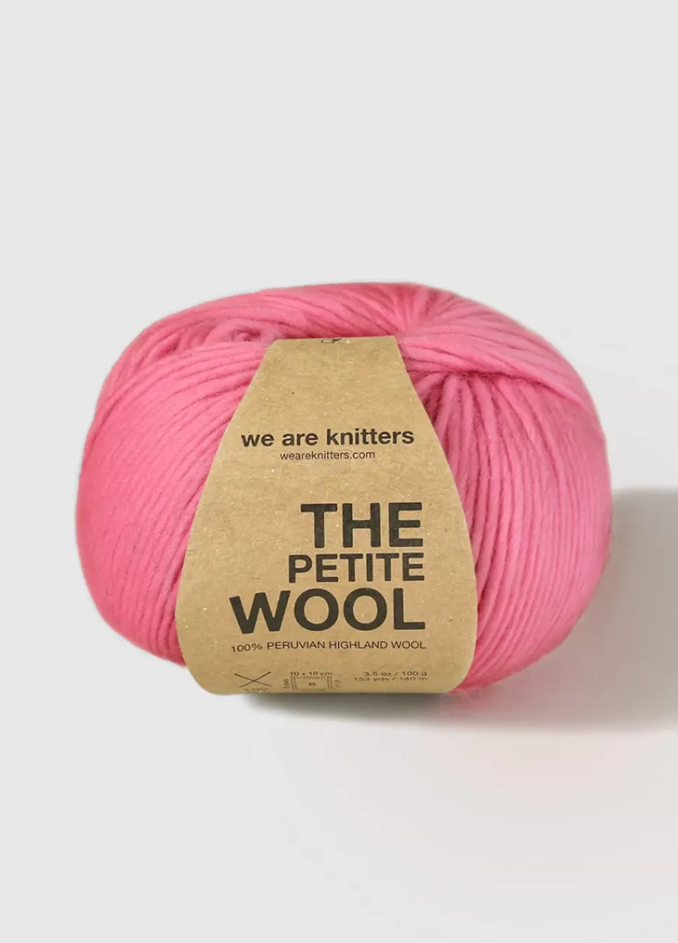 We Are Knitters Petite Wool Bubblegum| Bulky|Ool