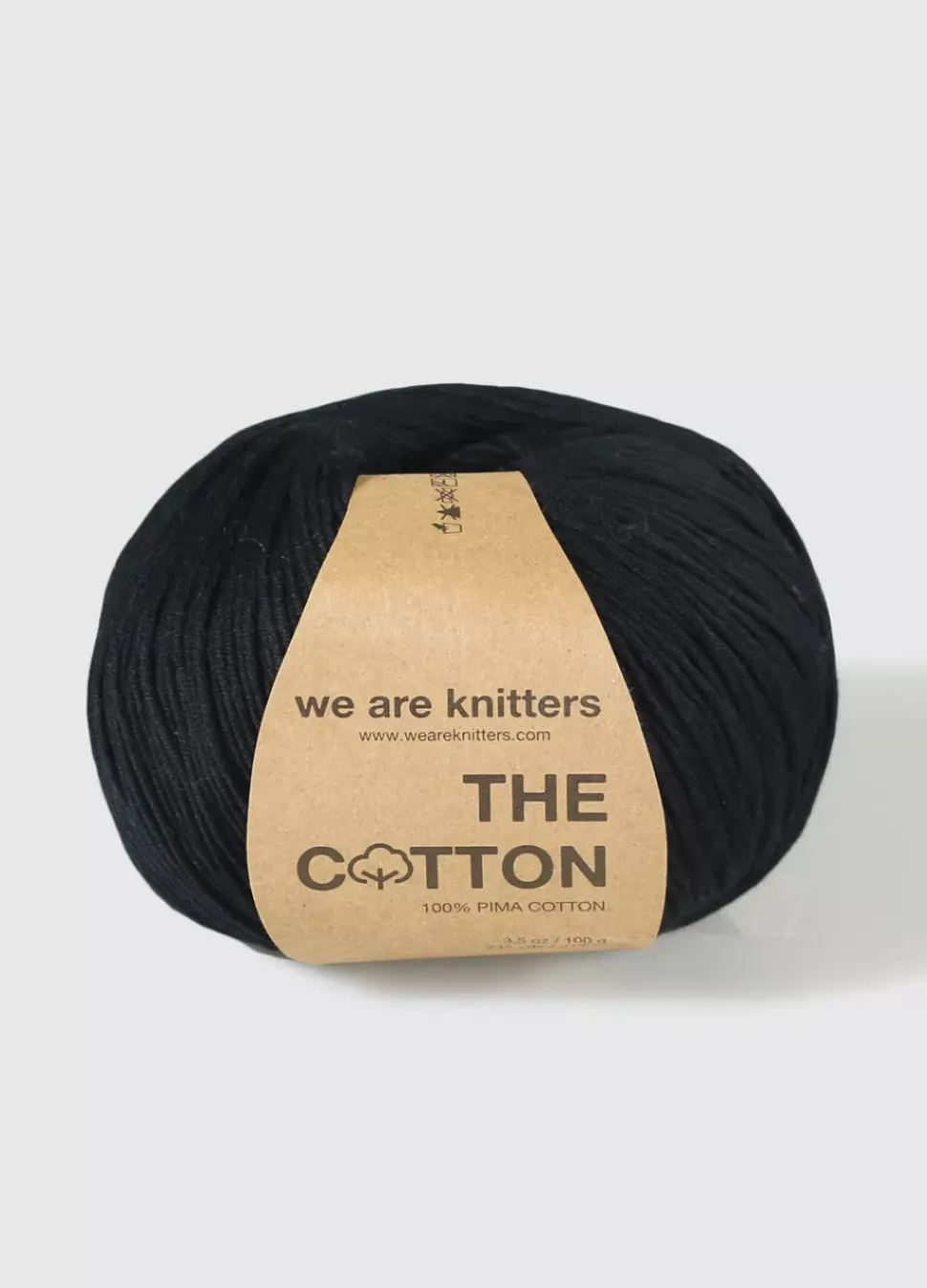 We Are Knitters Pima Cotton Black| DK|Cotton
