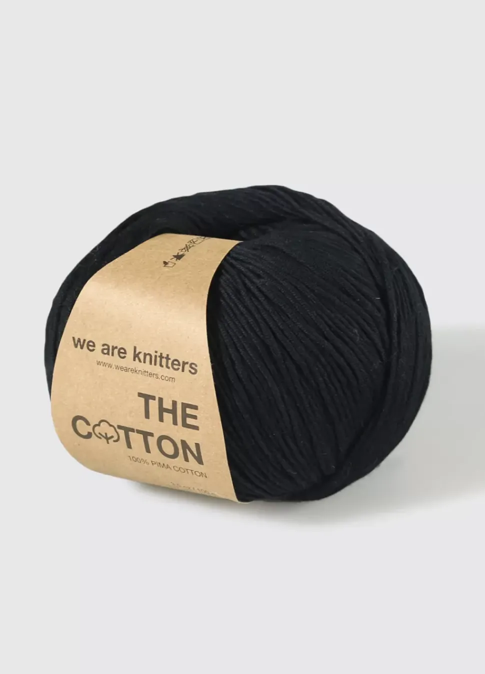 We Are Knitters Pima Cotton Black| DK|Cotton