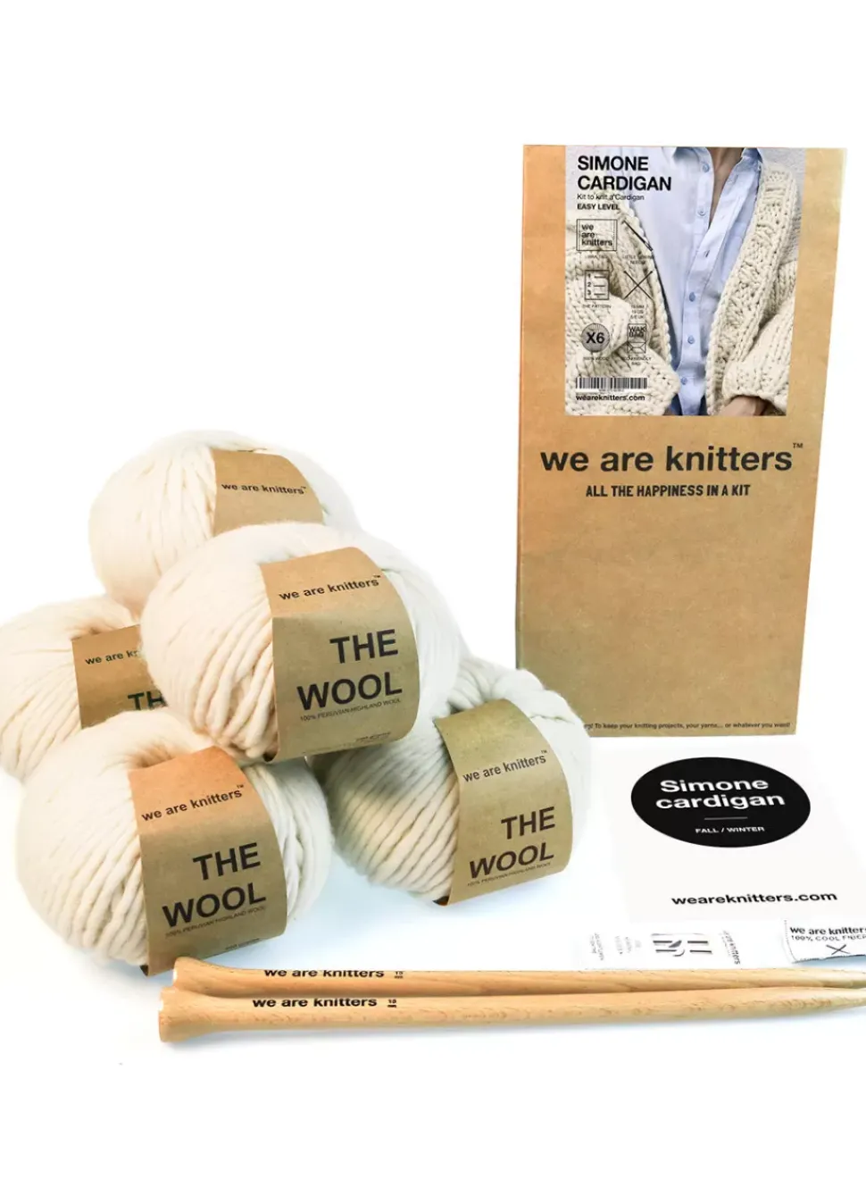 We Are Knitters Simone Cardigan Kit| Cardigan & Vests