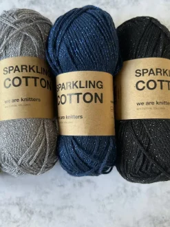 We Are Knitters Sparkling Cotton Grey - Last Units| DK|Cotton