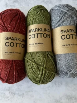 We Are Knitters Sparkling Cotton Maroon - Last Units| DK|Cotton