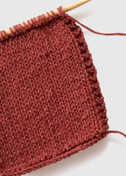 We Are Knitters Sparkling Cotton Maroon - Last Units| DK|Cotton