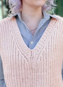 We Are Knitters Step Into Prep Vest x @knitatude Kit| Knitatude|Cardigan & Vests