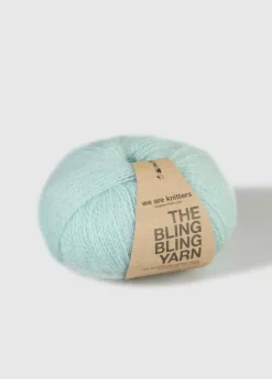 We Are Knitters The Bling Bling Yarn Aquamarine| Fingering / Sock|Mohair