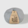 We Are Knitters The Bling Bling Yarn Grey| Fingering / Sock|Mohair