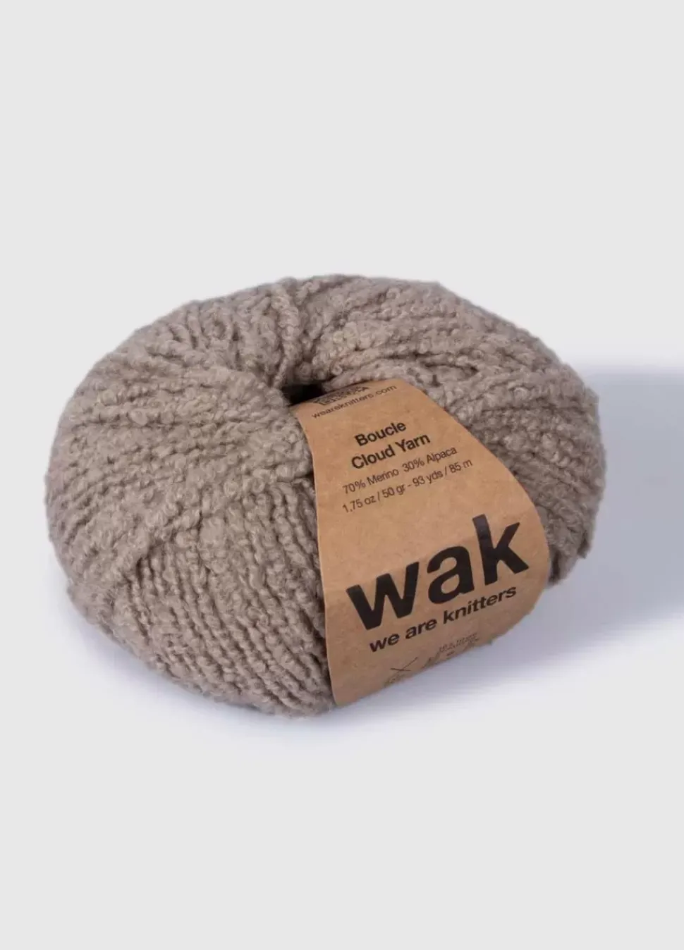We Are Knitters The Boucle Cloud Yarn Beige| DK|Merino