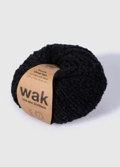 We Are Knitters The Boucle Cloud Yarn Black| DK|Merino