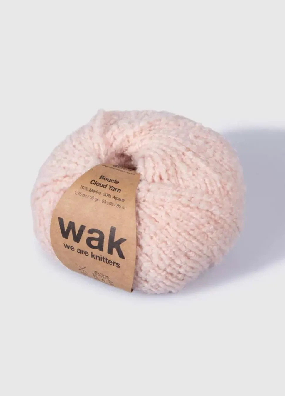 We Are Knitters The Boucle Cloud Yarn Millennial Pink| DK|Merino