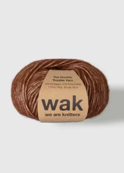We Are Knitters The Double Trouble Yarn Brown| DK|Alpaca