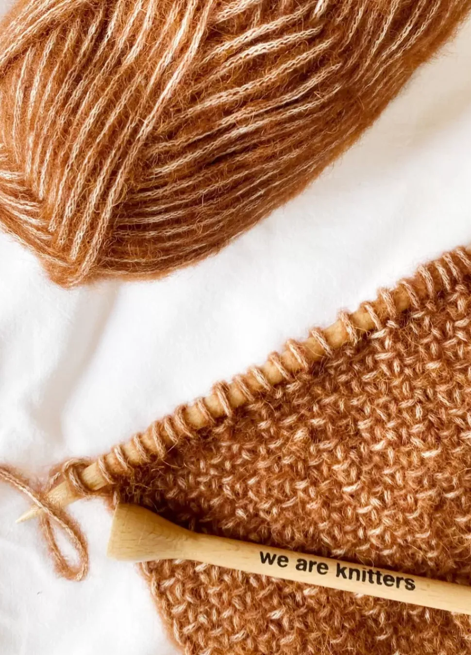 We Are Knitters The Double Trouble Yarn Brown| DK|Alpaca