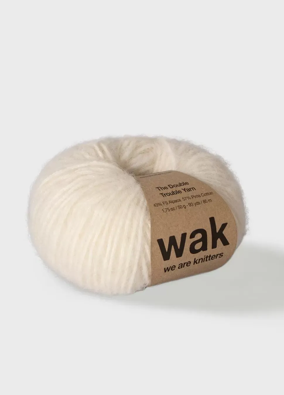 We Are Knitters The Double Trouble Yarn Natural| DK|Alpaca