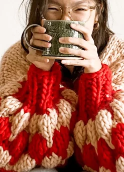 We Are Knitters The Social Bubble Cardigan x Beatific Brenda Kit| Home & Decor|Cardigan & Vests