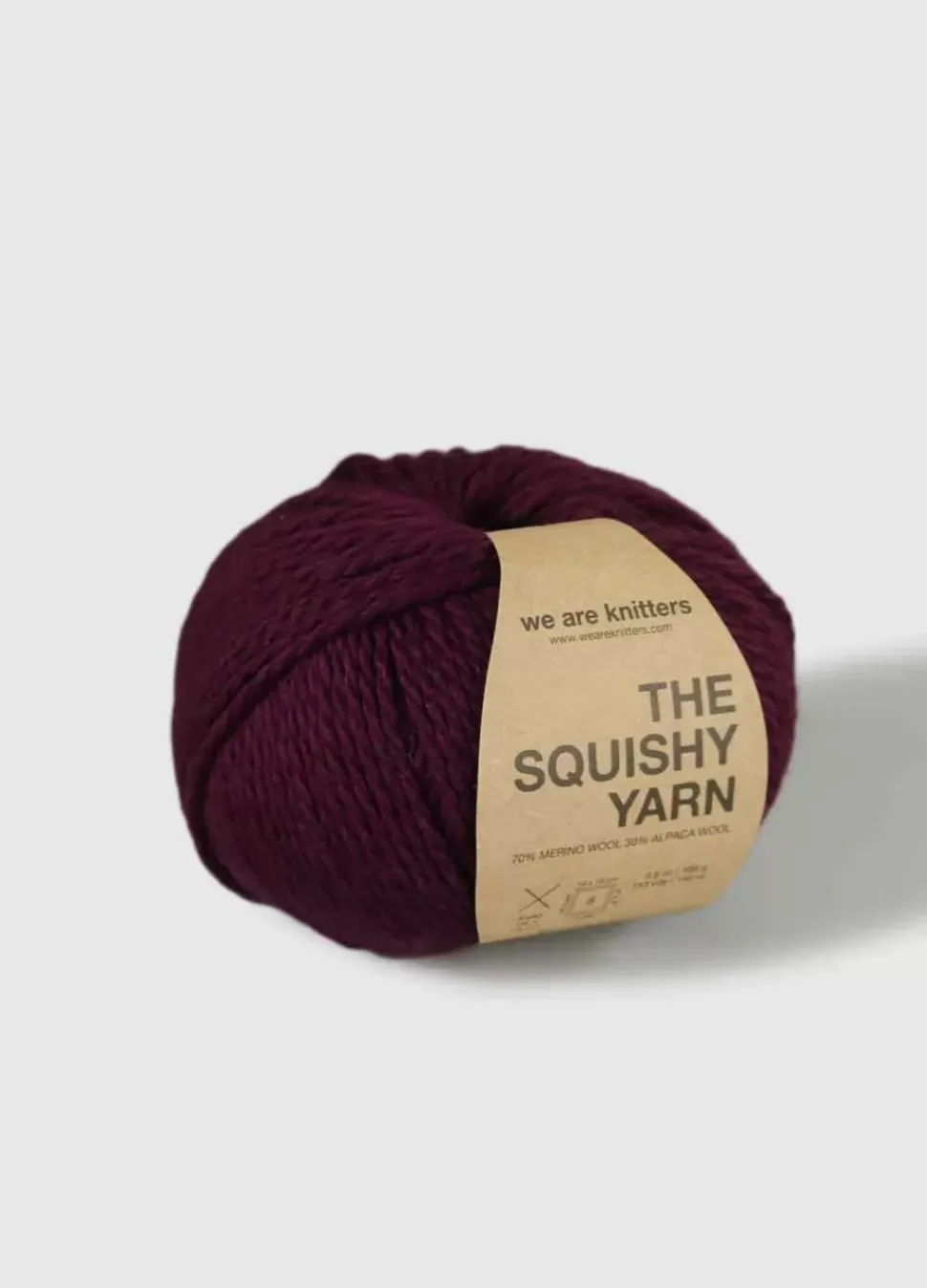 We Are Knitters The Squishy Yarn Bordeaux| Bulky|Merino