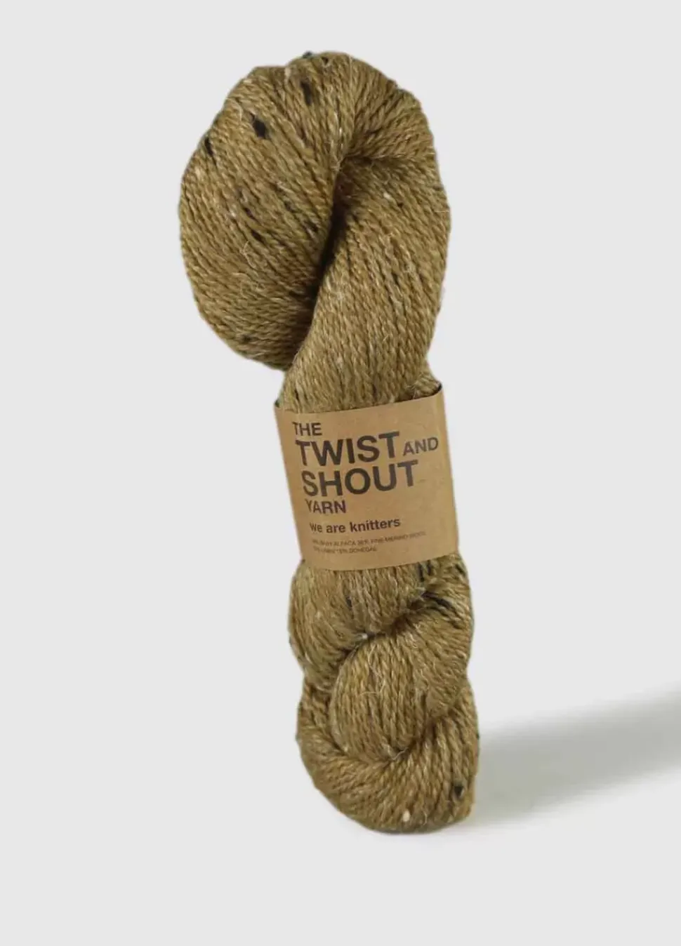 We Are Knitters The Twist & Shout Ochre Tweed| DK|Linen