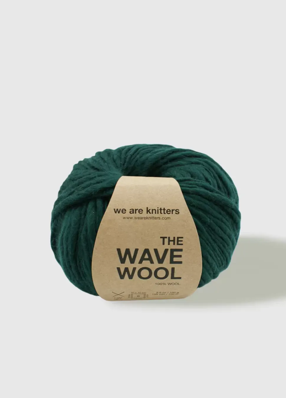 We Are Knitters The Wave Wool Forest Green| Bulky|Ool