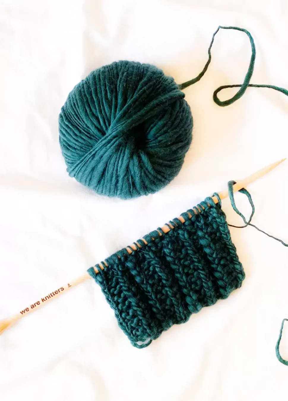 We Are Knitters The Wave Wool Forest Green| Bulky|Ool
