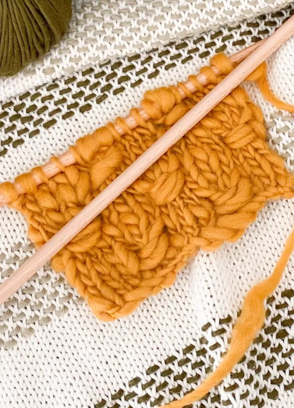 We Are Knitters The Wave Wool Mustard| Bulky|Ool