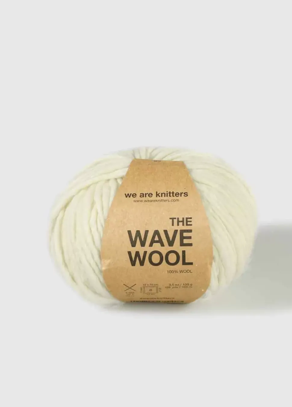 We Are Knitters The Wave Wool Natural| Bulky|Ool