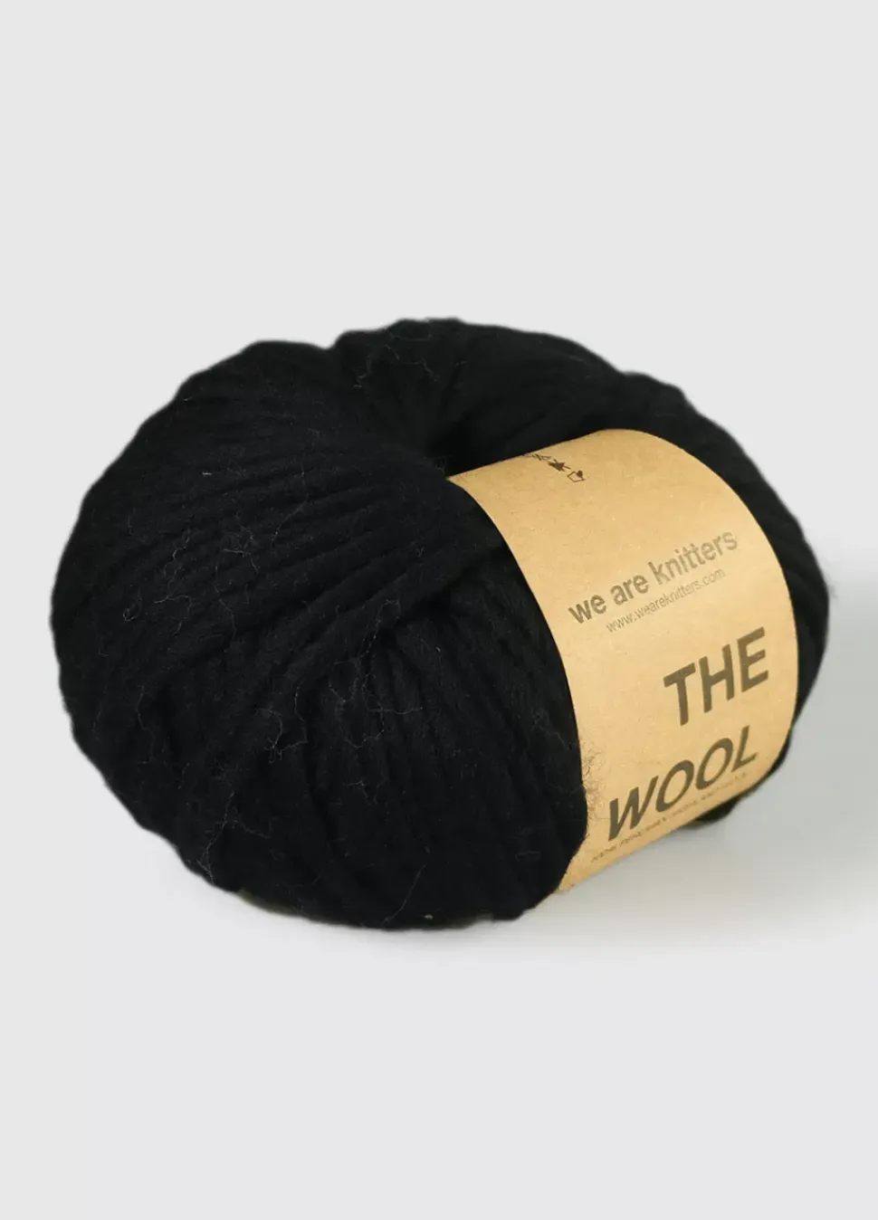We Are Knitters The Wool Black| Super Bulky|Ool