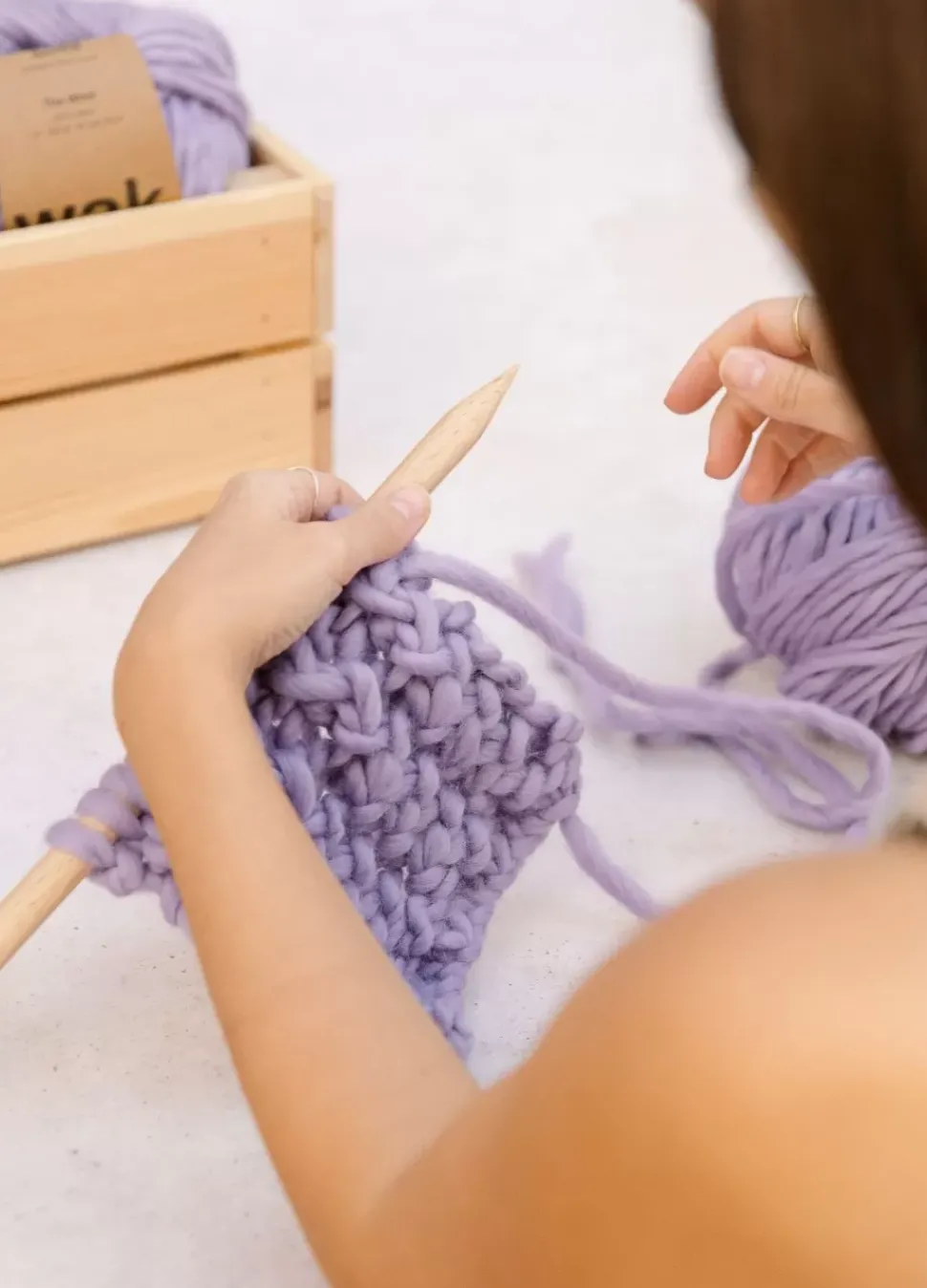 We Are Knitters The Wool Digital Lavender| Super Bulky|Ool