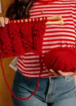 We Are Knitters The Wool Lipstick Red| Super Bulky|Ool