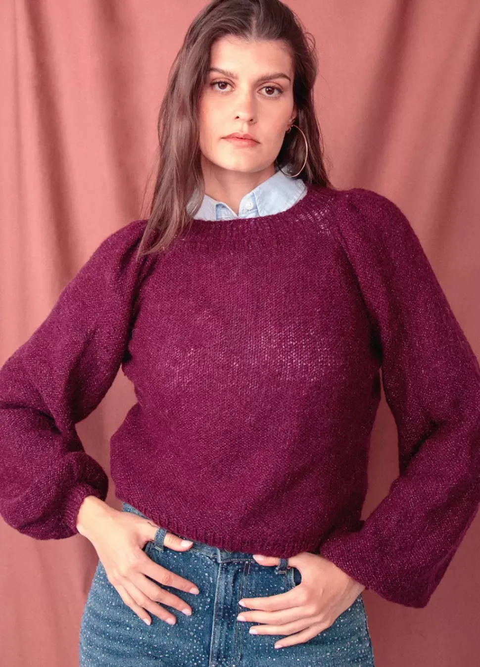We Are Knitters Tinsel Sweater Kit| Sweaters
